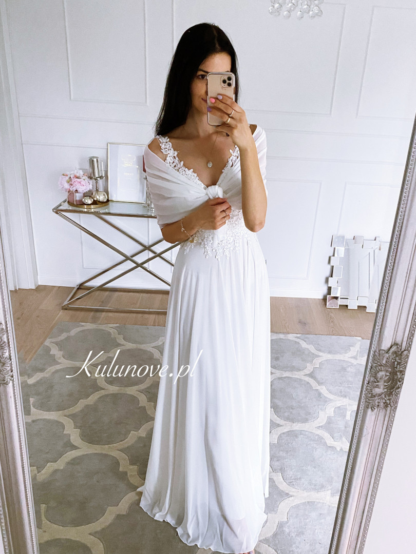 Victoria - wedding dress with muslin bottom - Kulunove image 4