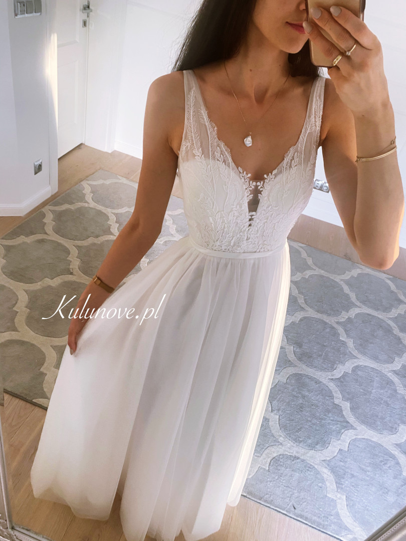 Zoe - wedding dress with tulle bottom - Kulunove image 3