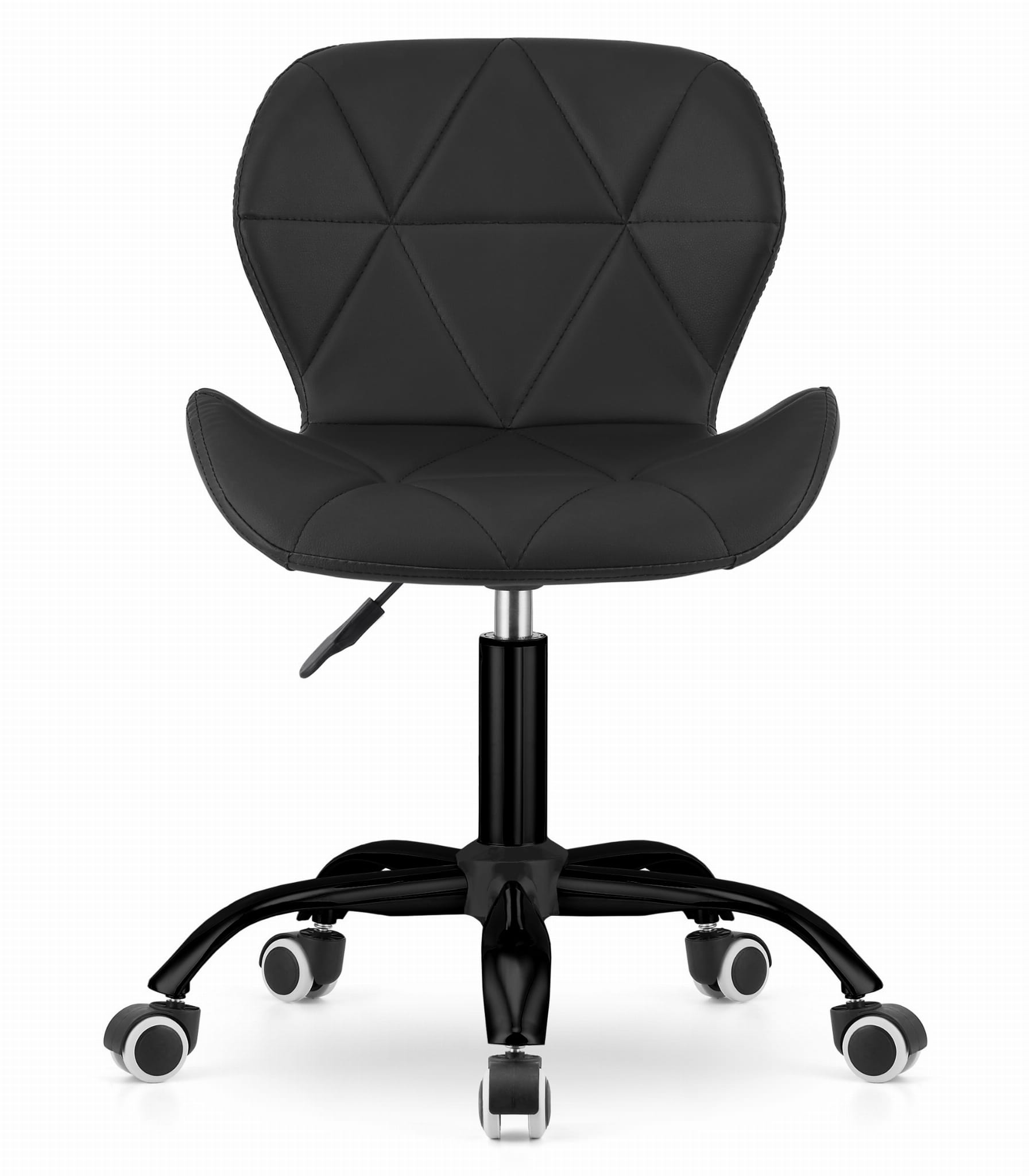 Krzesło obrotowe NOTO ekoskóra - czarne zdjęcie 2