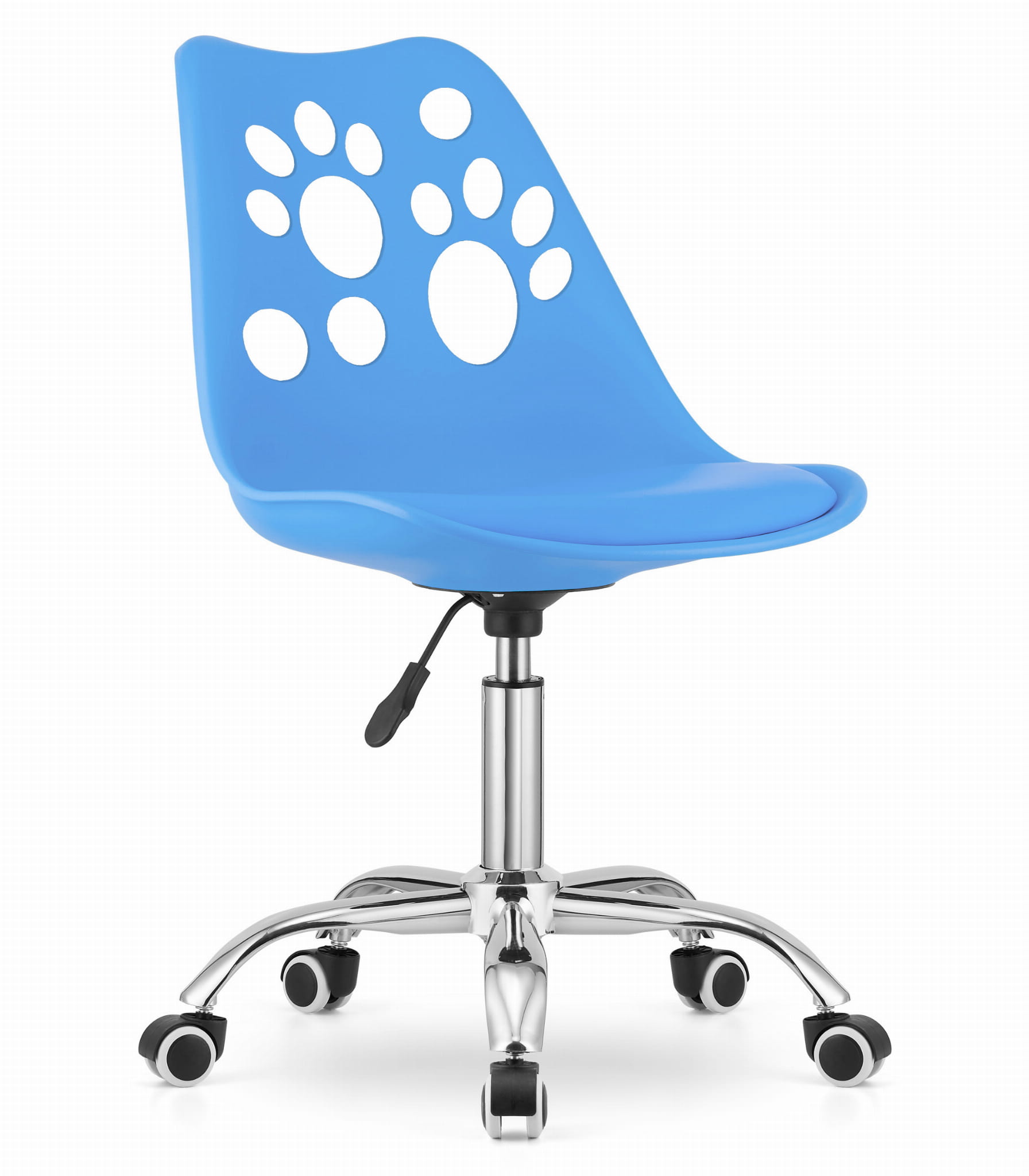 Krzesło obrotowe PRINT - niebieskie zdjęcie 1