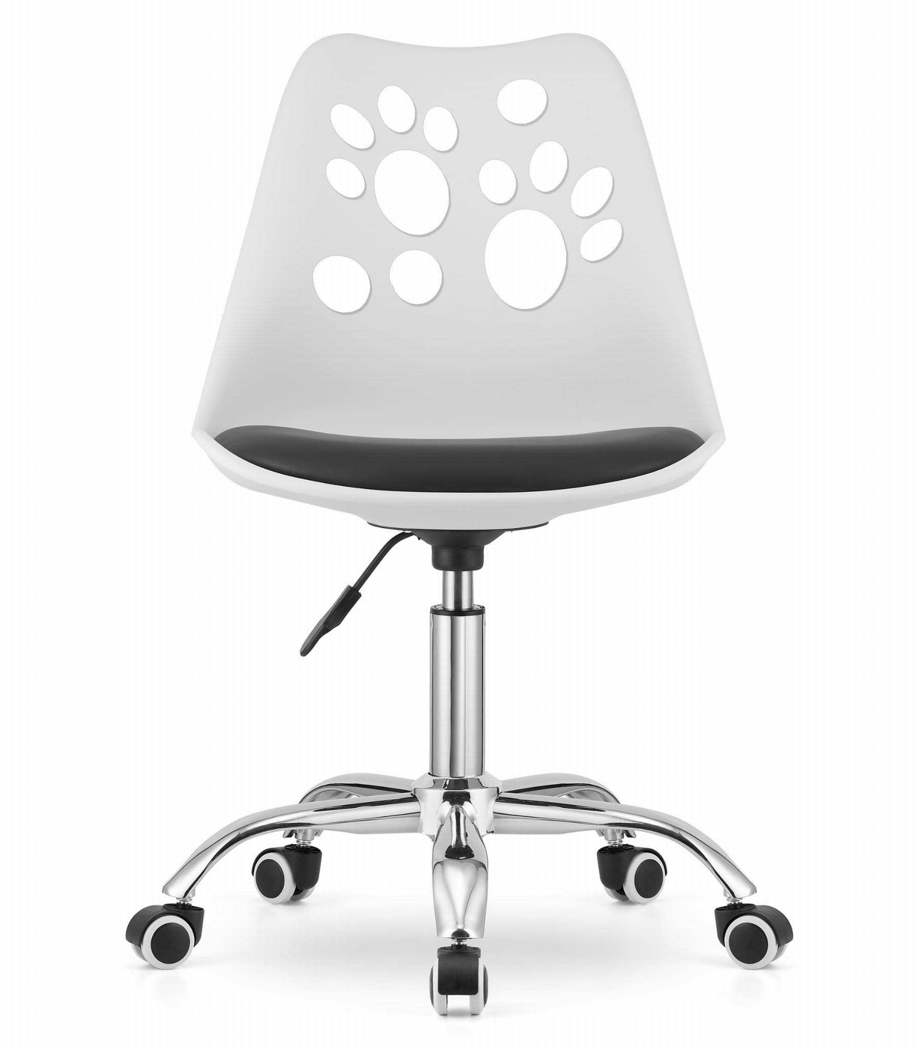 Krzesło obrotowe PRINT - biało-czarne zdjęcie 3