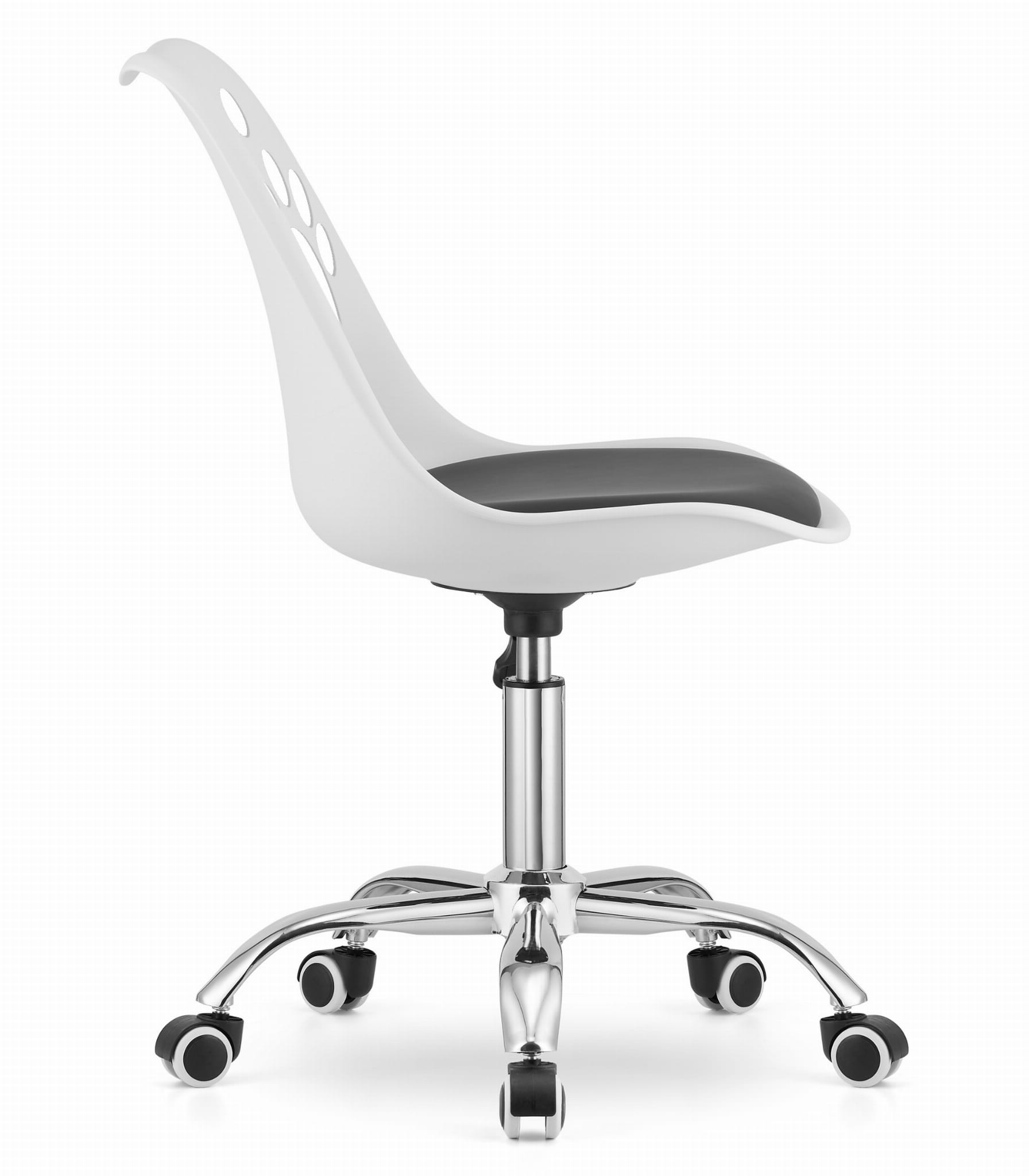 Krzesło obrotowe PRINT - biało-czarne zdjęcie 4