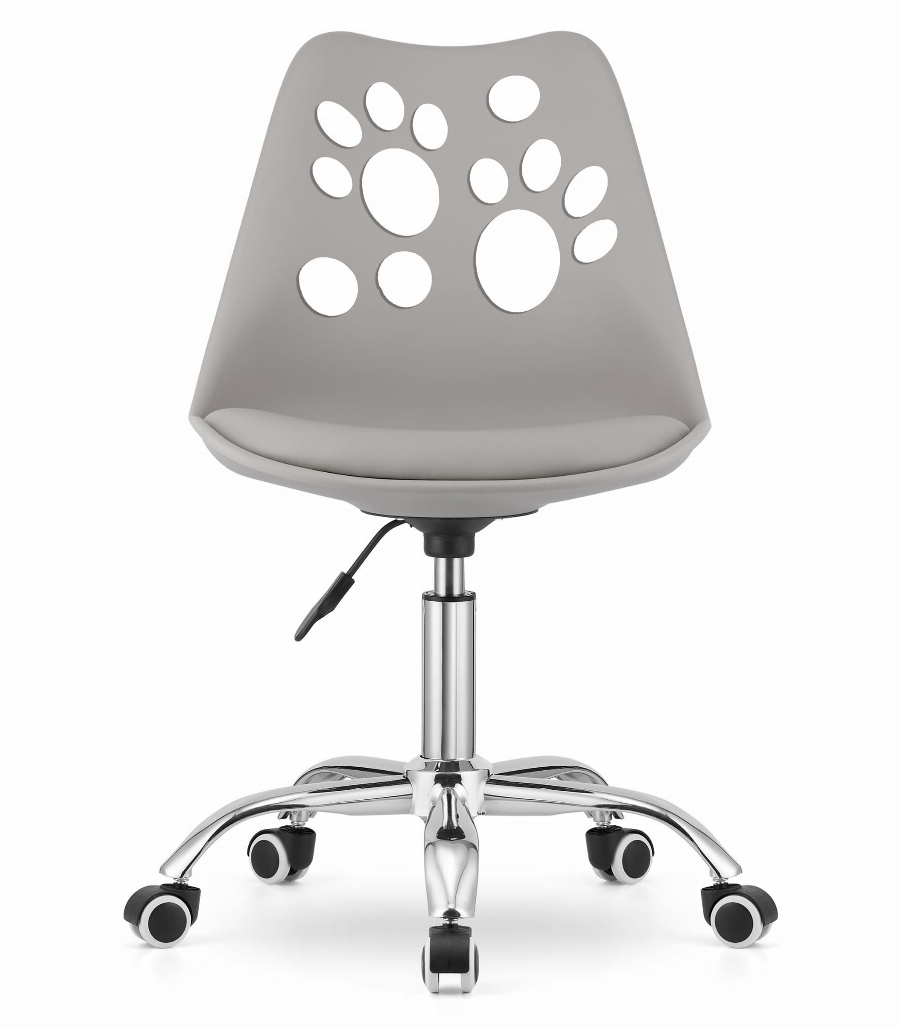 Krzesło obrotowe PRINT - szare zdjęcie 2