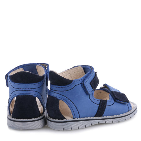 Salvador niebieskie sandały dziecięce ze skóry naturalnej - E 2220-26 zdjęcie 3