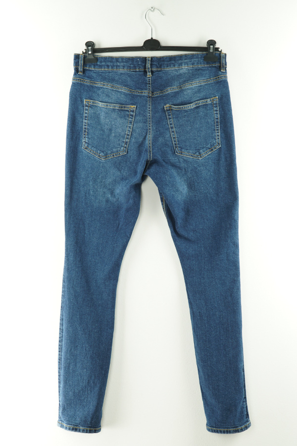 Spodnie granatowe jeansowe super skinny - LAGER 157 zdjęcie 2