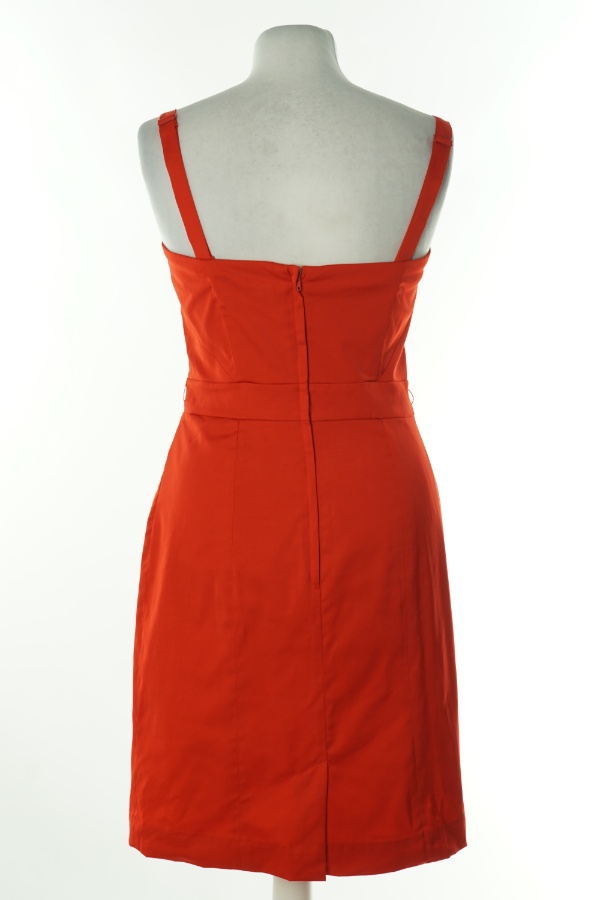 Sukienka czerwona na ramiączkach - H&M zdjęcie 2