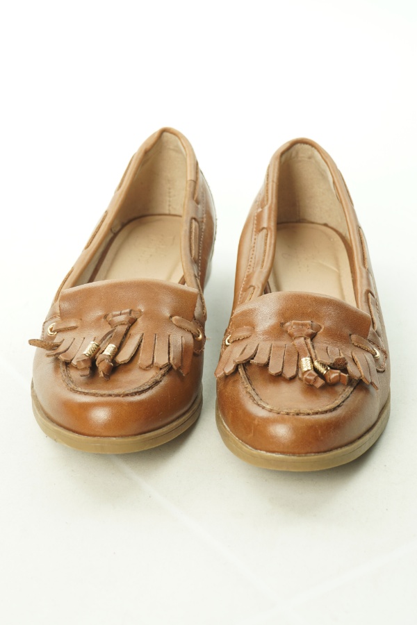 Pantofle brązowe - FOOTGLOVE zdjęcie 2