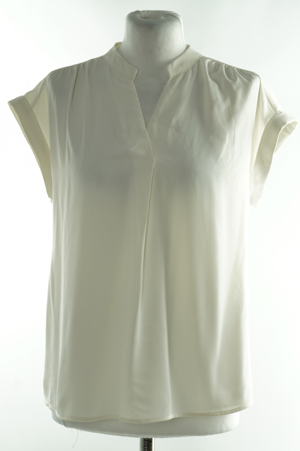 Bluzka biała zwiewna - PAPAYA zdjęcie 1