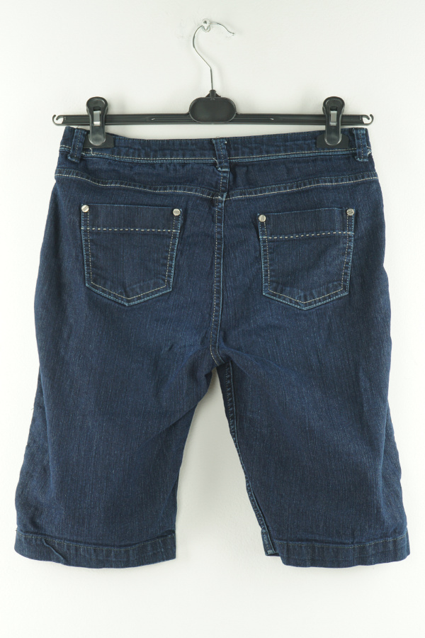 Krótkie spodenki jeansowe granatowe  - MARKS & SPENCER zdjęcie 2