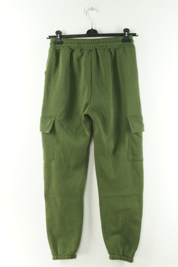 Spodnie dresowe zielone bojówki - BRAK METKI Z NAZWĄ PRODUCENTA zdjęcie 2