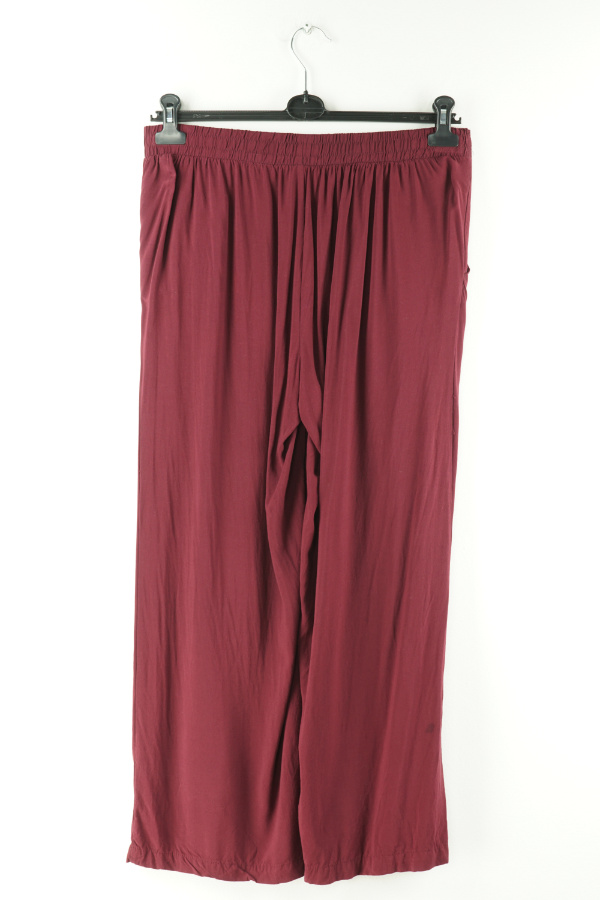 Spodnie fioletowe materiałowe na gumkę - INFINITY zdjęcie 2