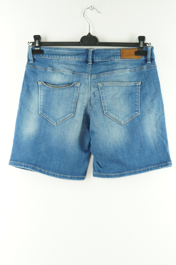 Krótkie spodenki niebieskie jeansowe - ESPRIT zdjęcie 2