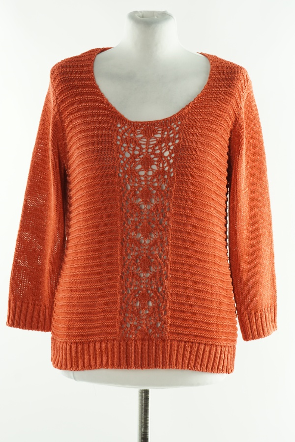 Sweter pomarańczowy - PER UNA zdjęcie 1