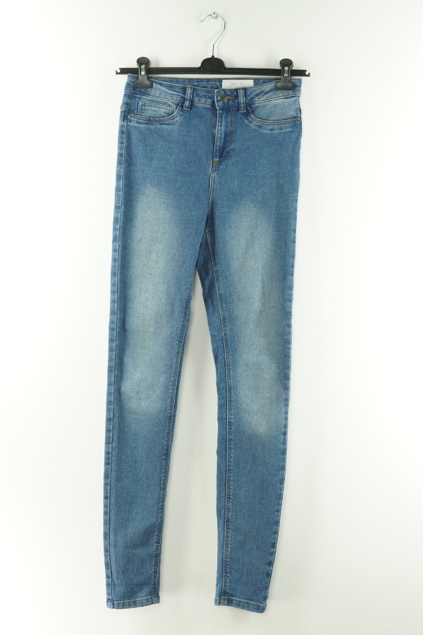 Spodnie niebieskie jeansowe skinny - NOISY MAY zdjęcie 1