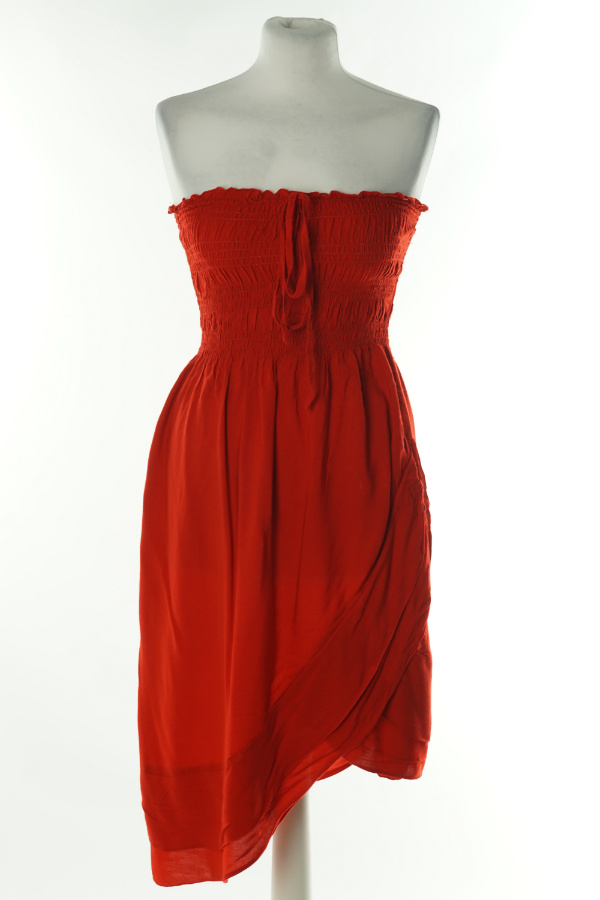 Sukienka czerwona top - BRAK METKI Z NAZWĄ PRODUCENTA zdjęcie 1