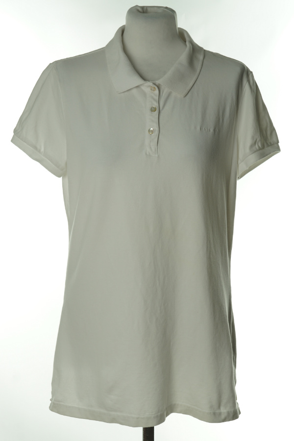Koszulka biała polówka Esprit - ESPRIT zdjęcie 1
