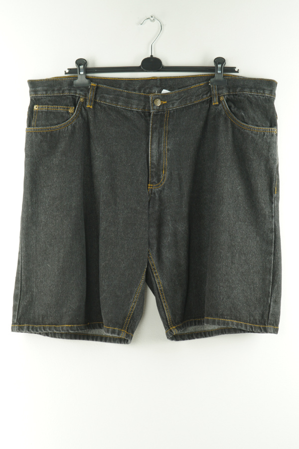Krótkie spodenki jeansowe czarne  - BRAK METKI Z NAZWĄ PRODUCENTA zdjęcie 1