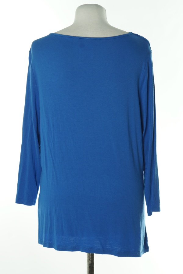 Bluzka niebieska z drapowaniem - M&S zdjęcie 2
