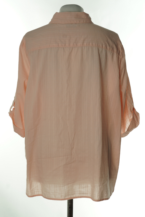 Koszula jasno różowa kratka - CLASSIC zdjęcie 2