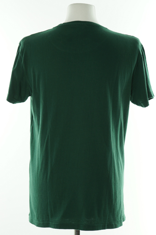 Koszulka ciemno zielona gładka - INFINITY zdjęcie 2