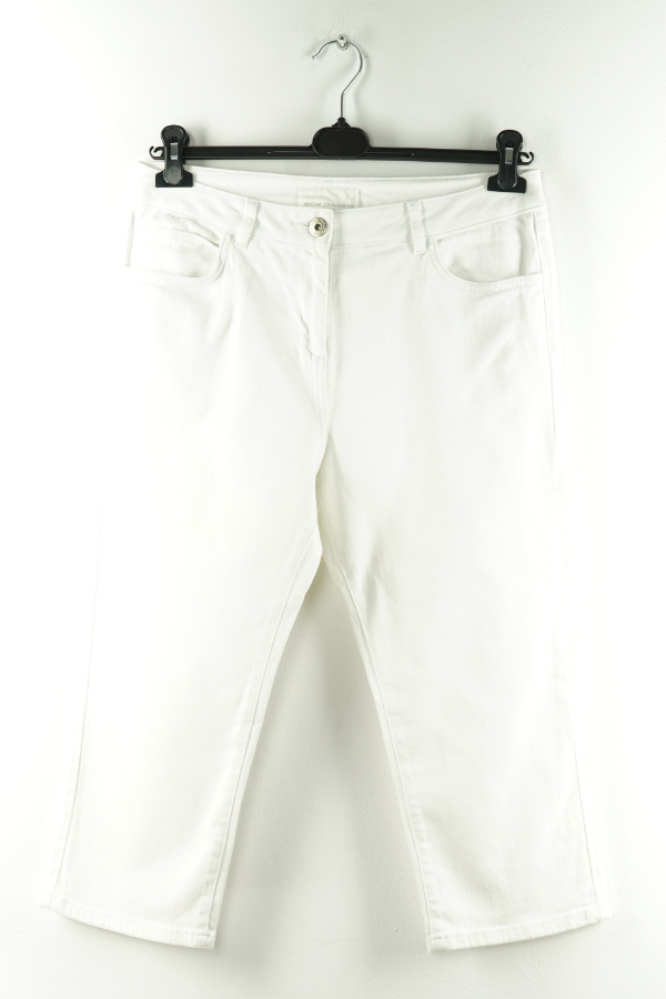 Spodniee jeansowe białe 7/8 - RJR. JOHN ROCHA zdjęcie 1