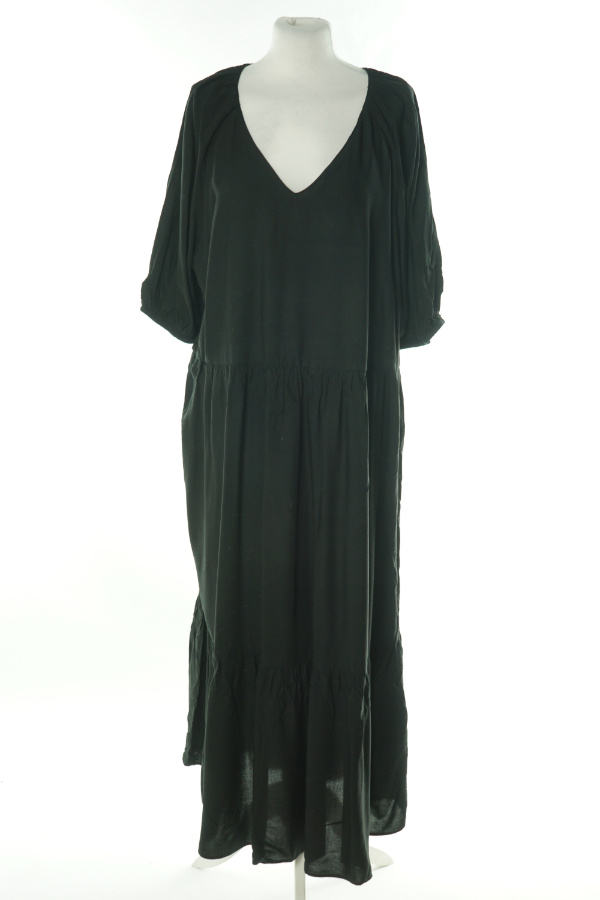 Sukienka czarna rozkloszowana  - H&M zdjęcie 1