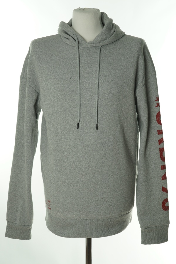 Bluza szara bordowe napisy - JACK&JONES zdjęcie 1