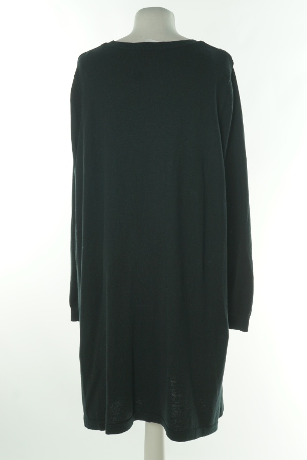 Sukienka czarna sweterkowa z długim rękawem - GEORGE zdjęcie 2
