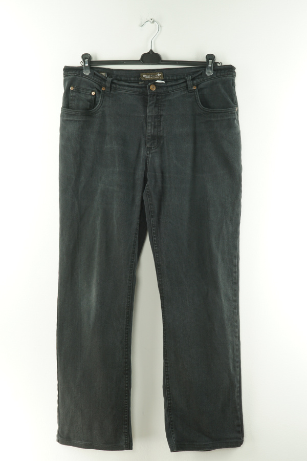Spodnie czarne jeans - ROUNDER zdjęcie 1