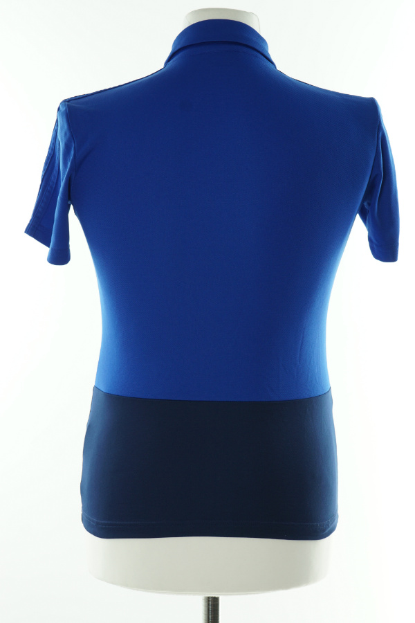 Koszulka sportowa niebiesko-czarna Adidas - ADIDAS zdjęcie 2