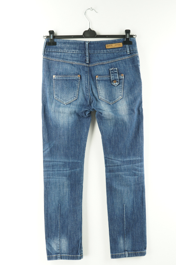 Spodnie granatowe jeansowe  - ONLY zdjęcie 2