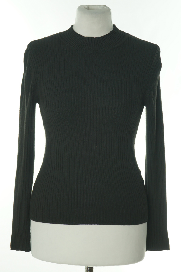 Bluzka sweterkowa czarna prążek - PRIMARK zdjęcie 1