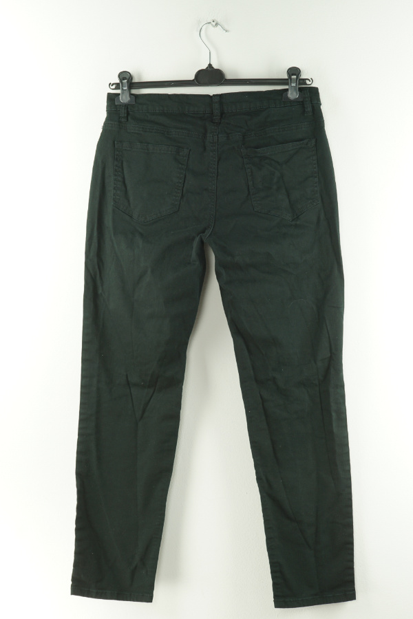 Spodnie czarne jeansowe dziury - BRAK METKI Z NAZWĄ PRODUCENTA zdjęcie 2
