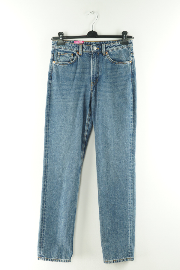 Spodnie jeansowe niebieskie  - MONKI zdjęcie 1