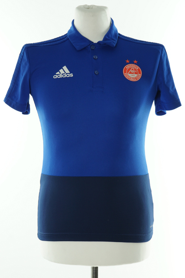 Koszulka sportowa niebiesko-czarna Adidas - ADIDAS zdjęcie 1