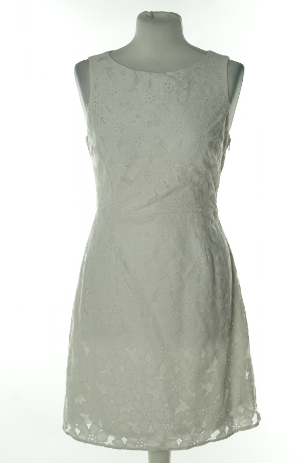 Sukienka biała koronkowa - F&F zdjęcie 1