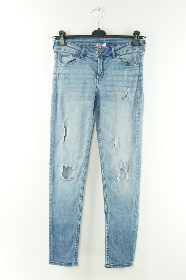 Spodnie niebieskie jeans - H&M zdjęcie 1