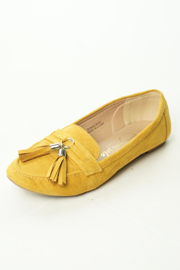 Pantofle zółte - NEW LOOK zdjęcie 1
