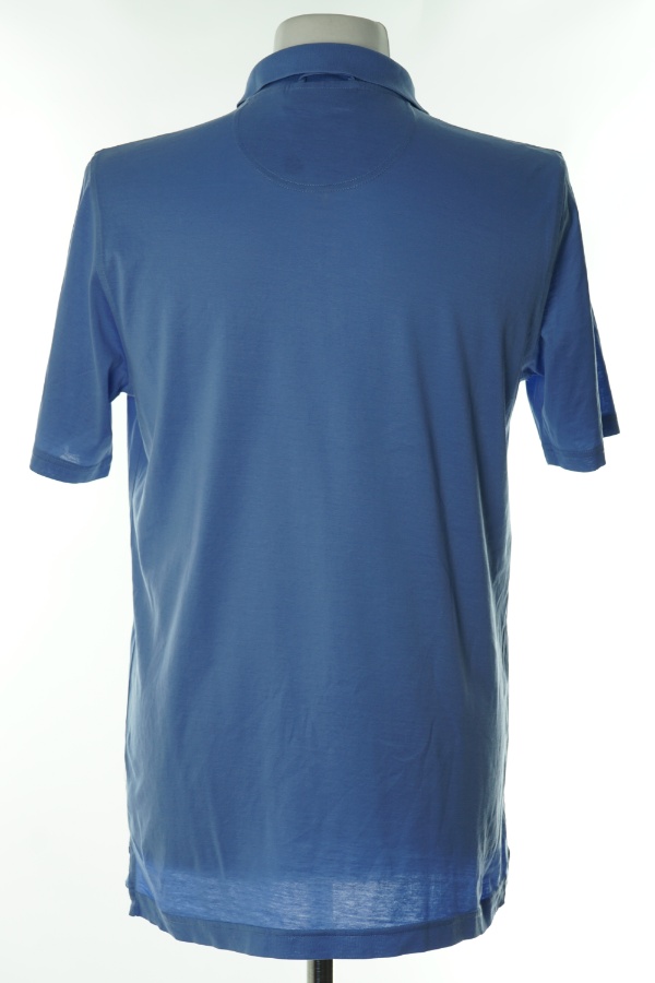 Koszulka polo niebieska  - BRAK METKI Z NAZWĄ PRODUCENTA zdjęcie 2