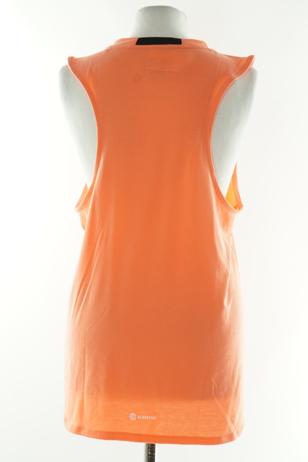 Bluzka pomarańczowa na ramiączkach Adidas - ADIDAS zdjęcie 2