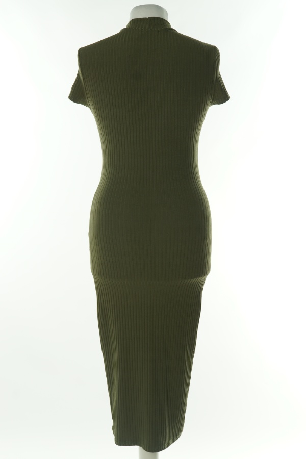 Sukienka zielona prążki - BOOHOO zdjęcie 2