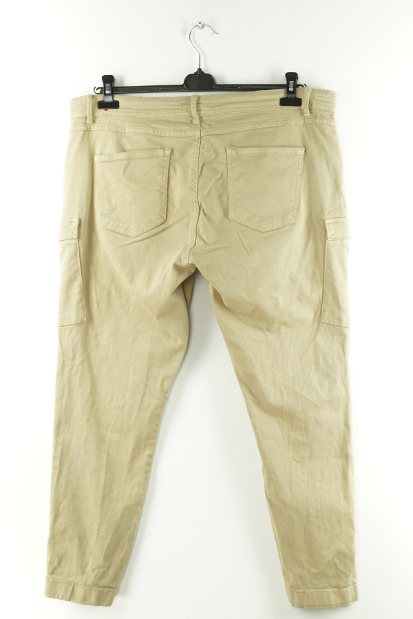 Spodnie jeansowe beżowe bojówki  - S.OLIVER zdjęcie 2