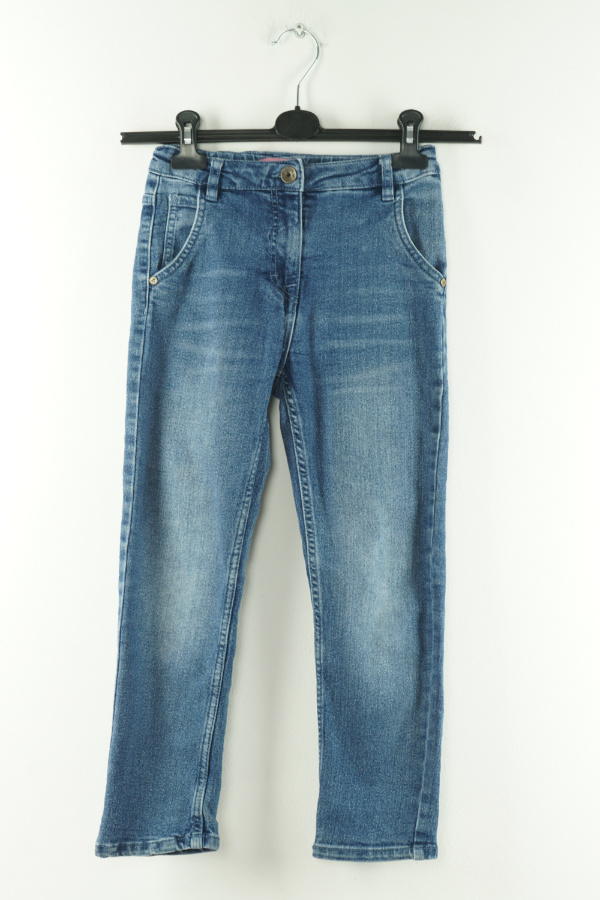 Spodnie jeansowe niebieskie dziewczęce - ALIVE zdjęcie 1