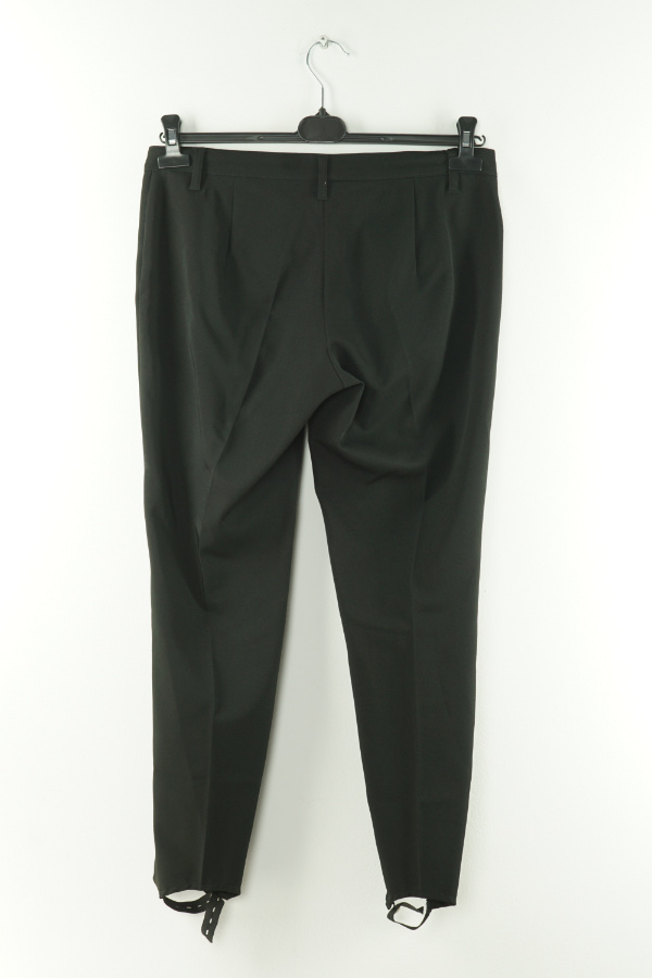 Spodnie czarne z suwakami - BONPRIX zdjęcie 2