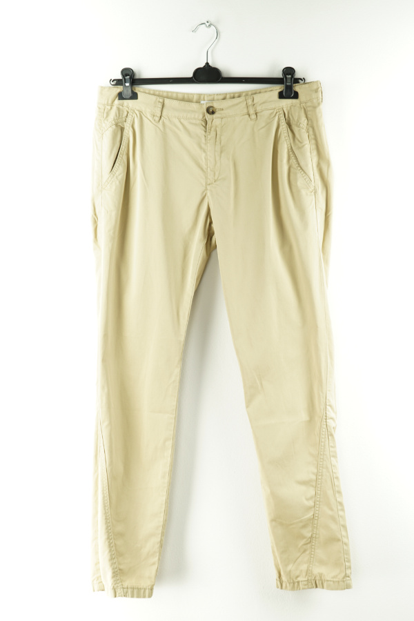 Spodnie beżowe gładkie - ESPRIT zdjęcie 1