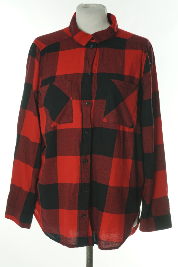 Koszula kraciasta czerwono czarna - H&M zdjęcie 1