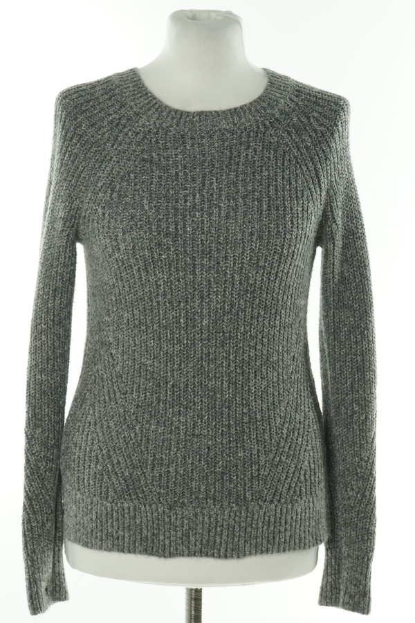 Sweter szary z dłuższym tyłem - ABERCROMBIE & FITCH zdjęcie 1