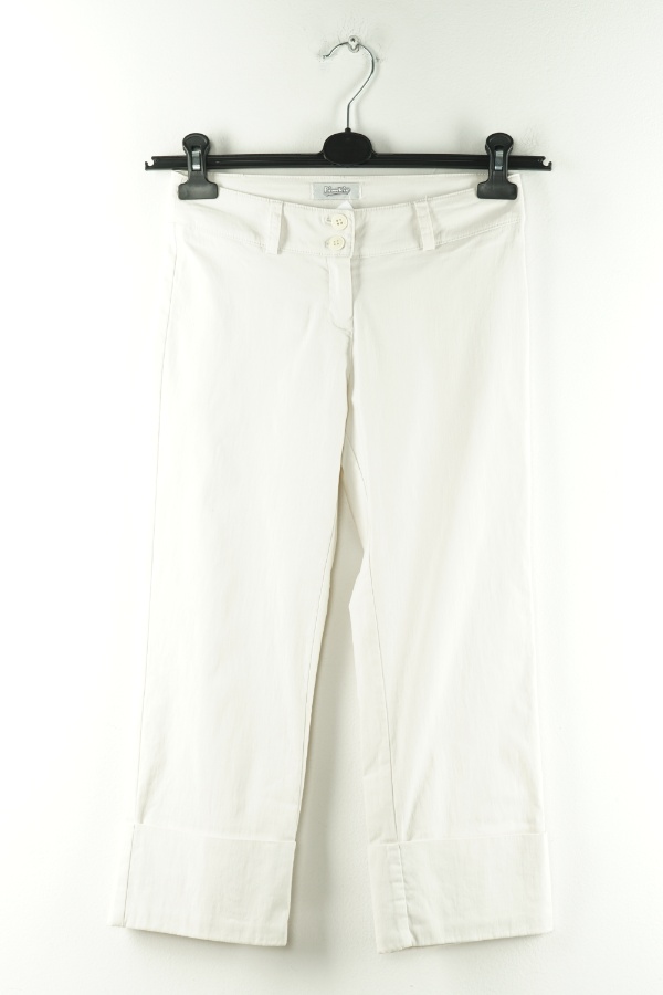 Spodnie jeansowe białe 7/8 - PIMKIE zdjęcie 1