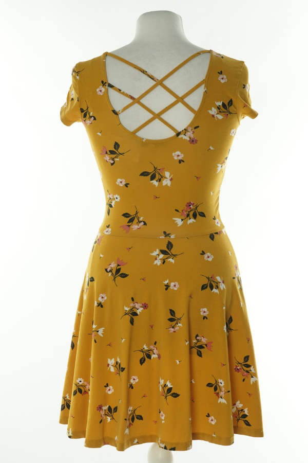 Sukienka żółta w kwiatki - C&A zdjęcie 2