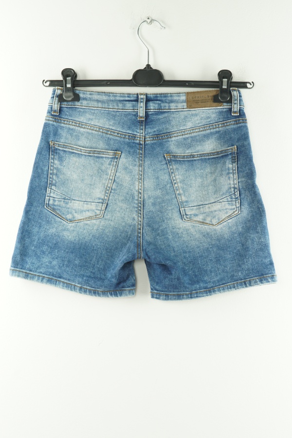 Krótkie spodenki niebieskie jeansowe  - ESPRIT zdjęcie 2